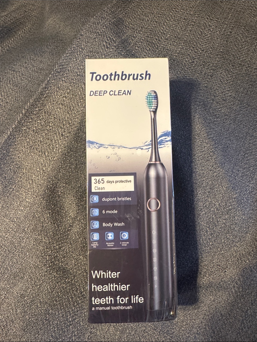 Electric Toothbrush Deep Clean — Black